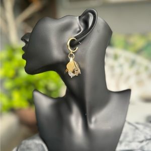 Gold Drop Gold Earrings